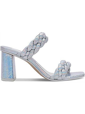 Dolce Vita Women's Paily Heel Sandal in Silver Metallic (view 1)