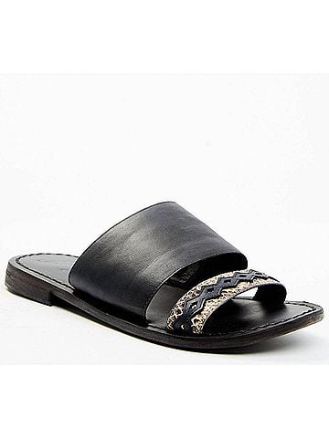 Free People Women's Saturday Sandal in Black (view 1)