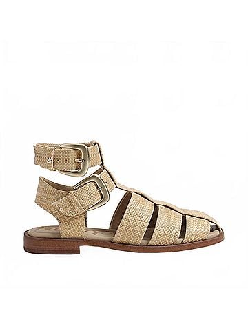 Sam Edelman Women's Dawn Sandal in Bleached Beechwood Weave (view 1)