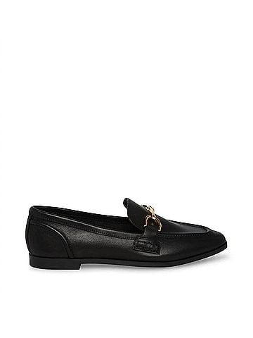 Steve Madden Women's Carrine Loafer Shoe in Black (view 1)