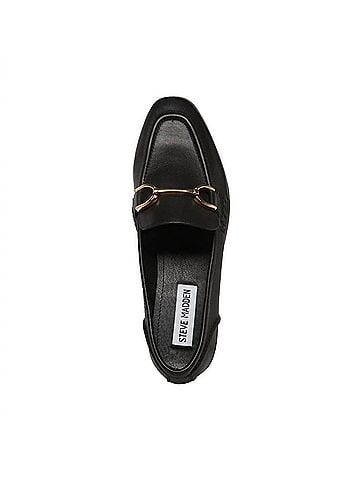 Steve Madden Women's Carrine Loafer Shoe in Black (view 2)
