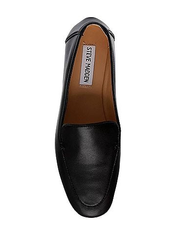 Steve Madden Women's Fitz Flat Shoe in Black (view 2)