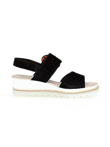 Gabor Women's 24.645.37 Sandal in Black (view 1)