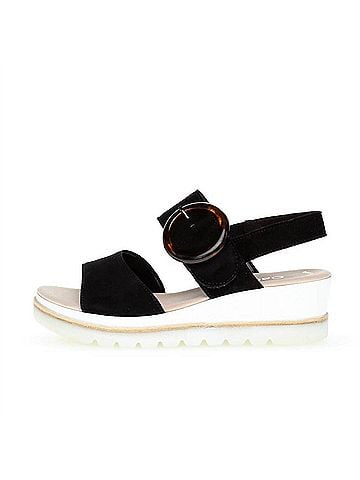 Gabor Women's 24.645.37 Sandal in Black (view 2)