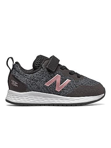 New Balance Kids' Arishi V3 Sneaker 4 Mo in Lead/Peach (view 1)