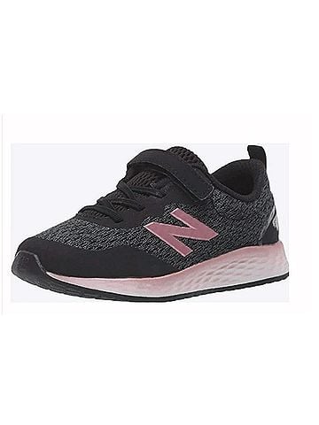 New Balance Kids' Arishi V3 Sneaker 4 Mo in Lead/Peach (view 2)