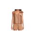 Gianni Bini Solid Tan Tank Top Size XS - photo 1