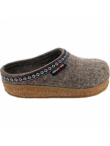 Haflinger Unisex Classic Grizzly Clog in Grey (view 1)