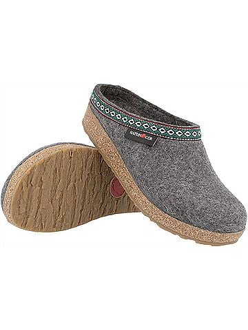 Haflinger Unisex Classic Grizzly Clog in Grey (view 2)