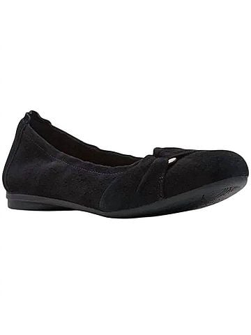 Clarks Women's Rena Step Ballet Flats in Black (view 1)