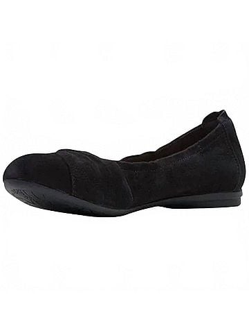 Clarks Women's Rena Step Ballet Flats in Black (view 2)