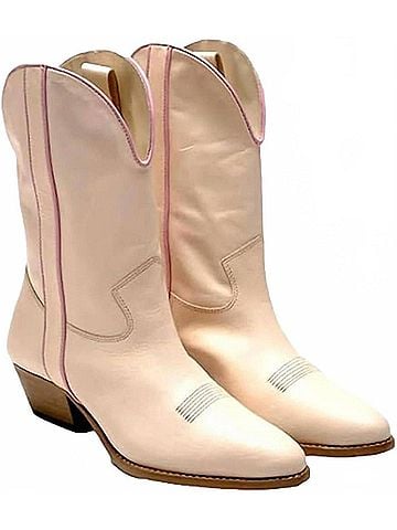 Free People Women's Borderline Western Boots in Plaster (view 2)