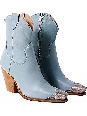 Free People Women's Brayden Western Boot in Swim Team (view 2)