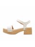Clarks White Women's Sivanne Bay Sandal in Ivory Interest Size 9 - photo 2