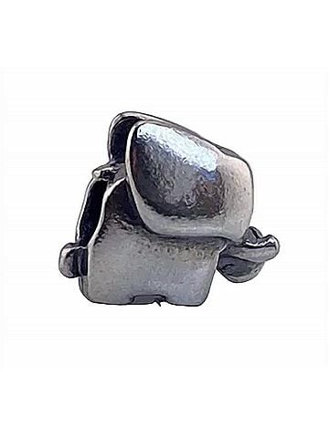 Trollbeads Women's Elephant Bead in Silver (view 1)