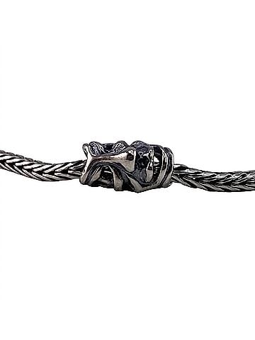 Trollbeads Women's Fabled Faces Bead in Silver (view 1)