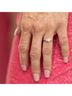 Starlette Solid Silver Toned Women's Rita Statement Ring in Silver Size 8 - photo 4
