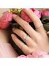 Starlette Solid Silver Toned Women's Rosalind Stackable Ring in Silver Size 9 - photo 5