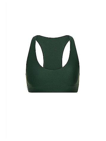 The Upside Maneki Jetta Racerback Bra in Racing Green (view 1)