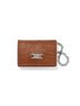 Brighton Solid Brown Women's Interlok Croco Medium Wallet in Bourbon One size - photo 1