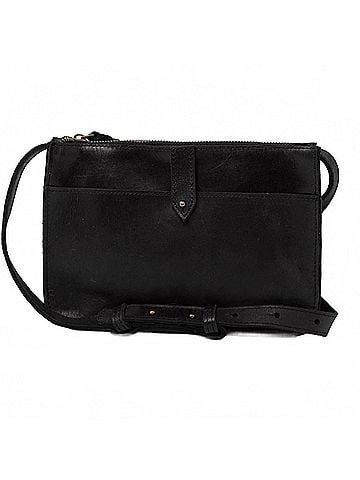 ABLE Chaltu Top Zip Crossbody Bag in Black (view 1)