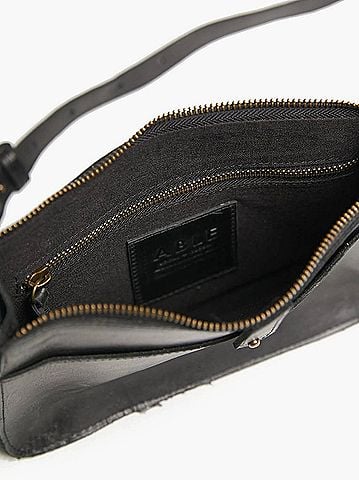 ABLE Chaltu Top Zip Crossbody Bag in Black (view 2)