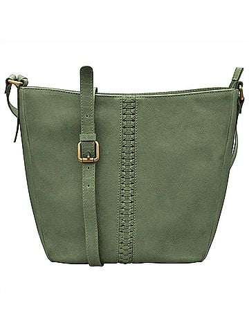 ili New York Urbano Bucket Bag in Sage (view 1)