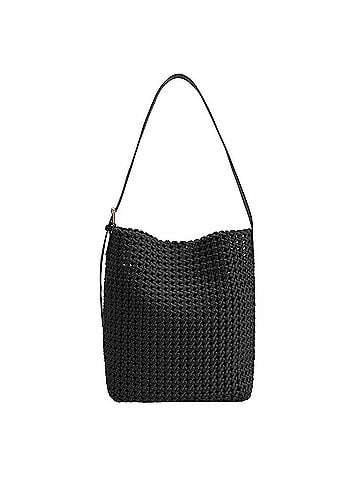 melie bianco Celine Shoulder Bag in Black (view 1)