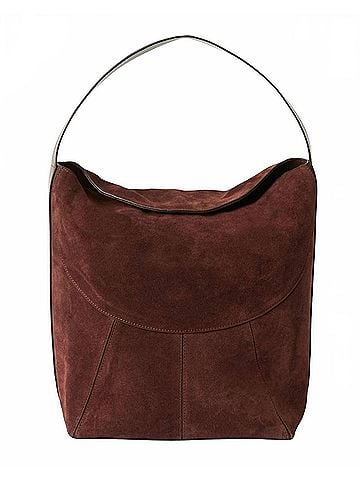 B-Low The Belt Women's Rowe Suede Bucket Bag in Chocolate (view 2)