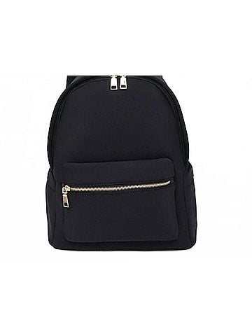 JEN & CO. Women's Tess Neoprene Backpack in Black (view 1)