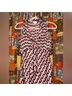 Devan Graphic Pink Black Casual Dress Size 6 - photo 3