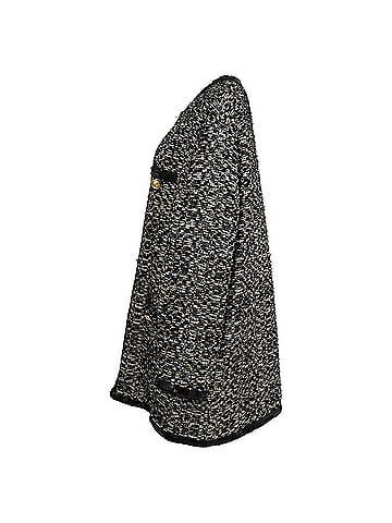 Giambattista Valli Giambattista Valli Metallic Midi Coat in Multicolor Tweed (view 2)