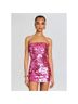 retrofête 100% Polyester 95% Polyester 5% Lycra Solid Pink Cocktail Dress Size S - photo 4
