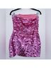 retrofête 100% Polyester 95% Polyester 5% Lycra Solid Pink Cocktail Dress Size S - photo 3