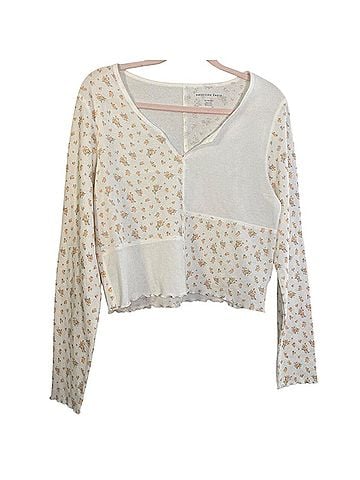 American Eagle Outfitters Long Sleeve Blouse (view 1)