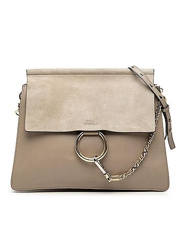 Chloé Medium Calfskin and Suede Faye Crossbody (view 1)
