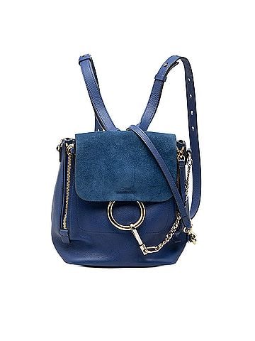 Chloé Medium Calfskin and Suede Faye Backpack (view 1)