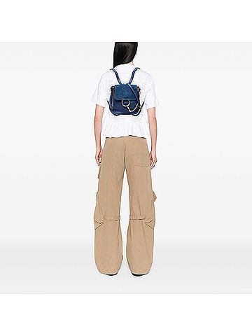 Chloé Medium Calfskin and Suede Faye Backpack (view 2)