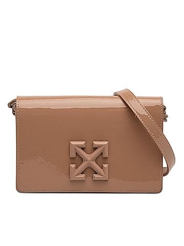 OFF-WHITE Patent Jitney 0.5 Crossbody (view 1)