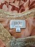 Jade Floral Orange Pink Burgundy Sleeveless Blouse Size XL - photo 3