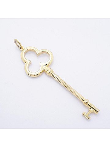 Tiffany & Co. Tiffany & Co. Trayforky Pendant Top, 18K Yellow Gold, Ladies' (view 2)