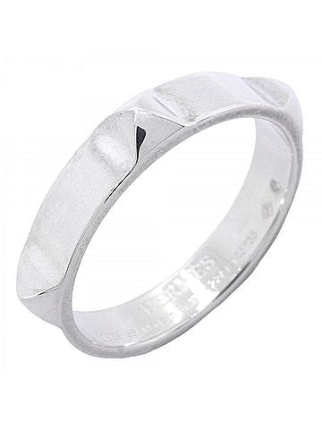 Hermès Hermes Mini Crew Ring, Sterling Silver 925, Size #56, Men's/Women's (view 1)