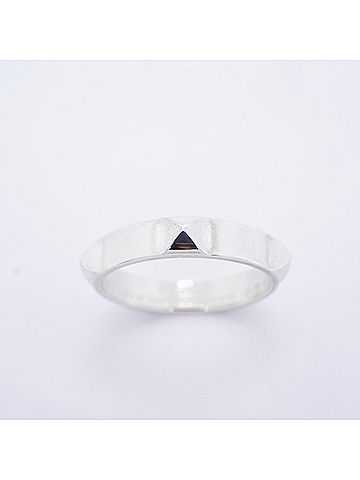 Hermès Hermes Mini Crew Ring, Sterling Silver 925, Size #56, Men's/Women's (view 2)