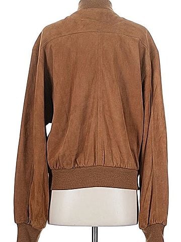 Coach Suede Bomber Jacket Jacket (view 2)