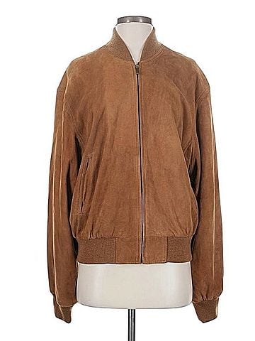 Coach Suede Bomber Jacket Jacket (view 1)