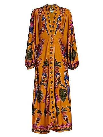FARM Rio Tropical Tapestry Casual Dress (view 1)