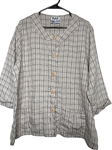 Flax Long Sleeve Top (view 1)