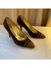 Beltrami 100% Leather Brown Multi Color Heels Size 5 - photo 5