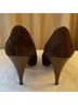 Beltrami 100% Leather Brown Multi Color Heels Size 5 - photo 6