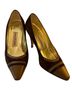 Beltrami 100% Leather Brown Multi Color Heels Size 5 - photo 1